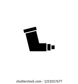 inhaler vector icon. inhaler sign on white background. inhaler icon for web and app