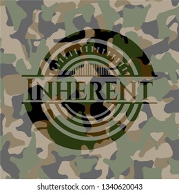 Inherent on camouflaged texture