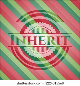 Inherit  christmas badge.