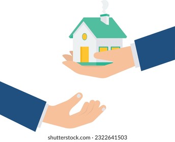 Inherit house or real estate from parents, Financial advisor on legacy planning, Passing an inheritance to children, Father giving house, Wealth or property to his children

