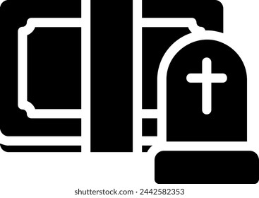 inheritance glyph icon illustration vector