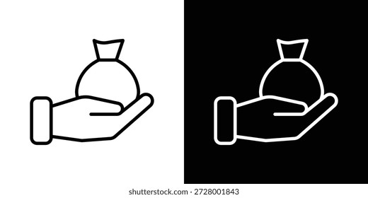 Symbol für Erbrecht. Isoliertes Objekt auf schwarz-weißem Hintergrund.