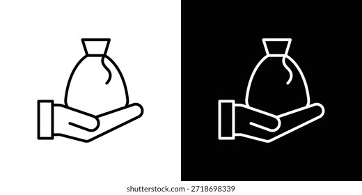 Elemento do logotipo do ícone da lei de herança. Ilustração vetorial. EPS10