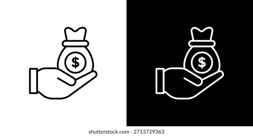 Icono de la ley de herencia, signo de Vector de contorno, Descarga de diseño de logotipo