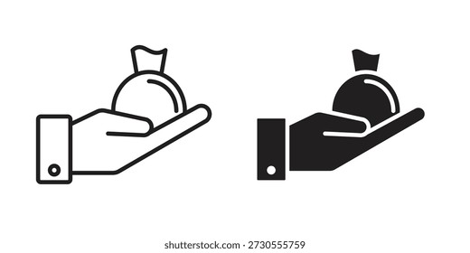 Inheritance law icon set. minimal logotype web element pack.
