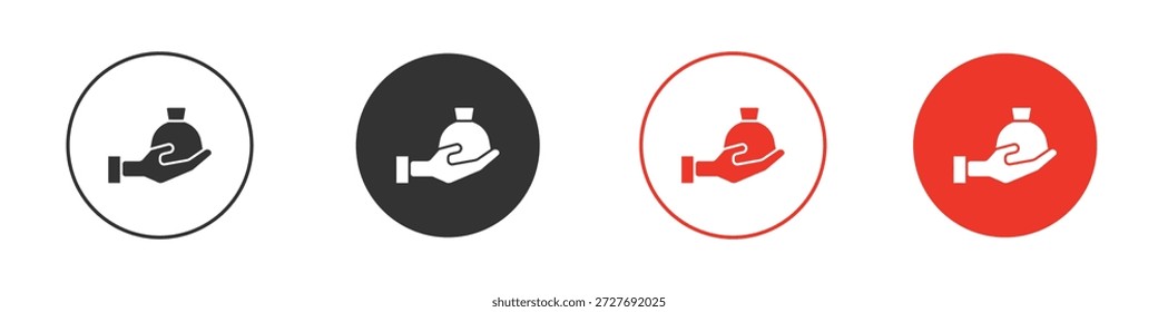 Symbol für das Erbrecht. Einfaches, flaches Design für Web oder mobile App. Minimaler Vektorgrafik-Logotyp.