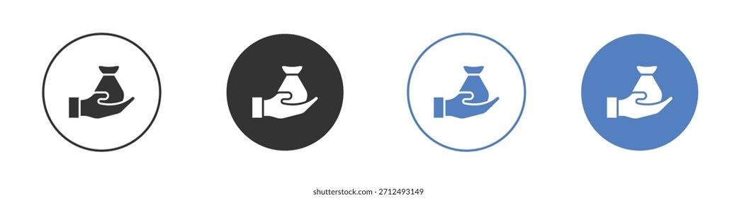 Icono de la ley de herencia Diseño de línea delgada. Gráfico de Vector. EPS 10