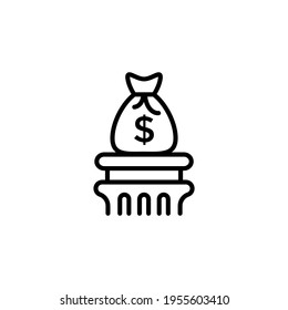 Inheritance Law icon in vector. Logotype