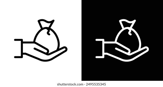 Inheritance law line icon vector illustration set.