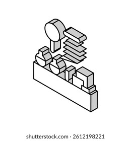 in-house laboratory isometric icon vector. in-house laboratory sign. isolated symbol illustration