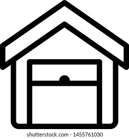 In-house private storage unit with large box