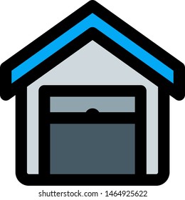 In-house private storage unit with large box