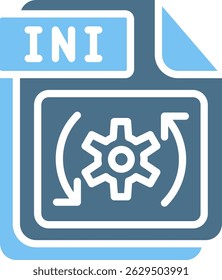 INI Glyph Two Colour Icon