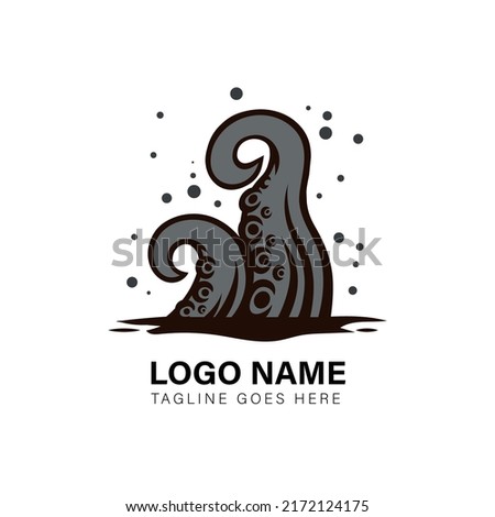 Inimitable Underwater sea Octopus logo