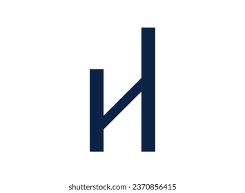 inisiak logo H for your businnes symbols