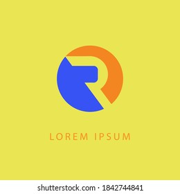 PLANTILLA DE LOGOTIPO "R" INISIAL. Conjuntos de plantilla de logotipo R. Vector