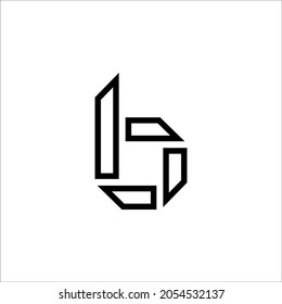 Initail Letter B or BL Clean And Stylish Logo Vector Design Template Inspiration