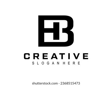  initiak b h vector logo design