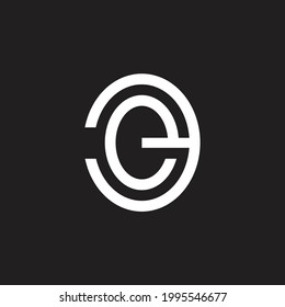 Initial 3 3e Logo Abstract Design Stock Vector (Royalty Free ...