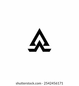 The initial "A" logo concept incorporated the rocket symbol in a high-quality, professional design that would print well on all print media.