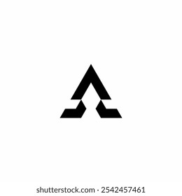 The initial "A" logo concept incorporated the rocket symbol in a high-quality, professional design that would print well on all print media.