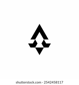 The initial "A" logo concept incorporated the rocket symbol in a high-quality, professional design that would print well on all print media.