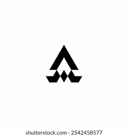 The initial "A" logo concept incorporated the rocket symbol in a high-quality, professional design that would print well on all print media.