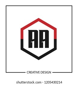 Initial AA Letter Logo Design