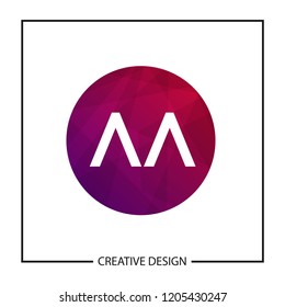 Initial AA Letter Logo Design