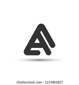 Initial AA Letter Logo Design