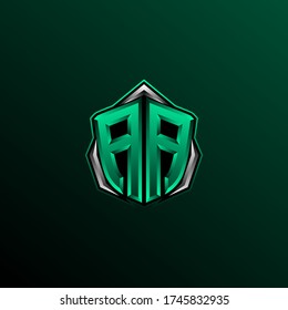 Initial AA logo design, Initial AA logo design with Circle style, Logo for game, esport, community or business.