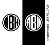 Initial ABH logo Design ABS letter icon Inspiration for a Unique Identity.