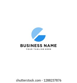 Initial abstact c logo template