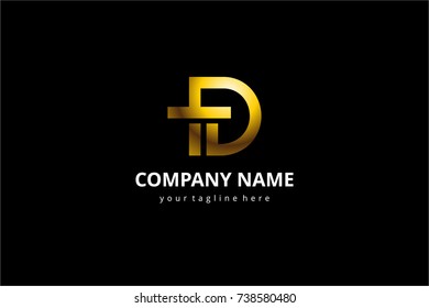 Initial abstract creative logo