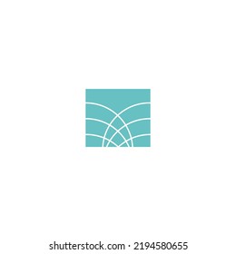 Initial abstract letter A for logo company