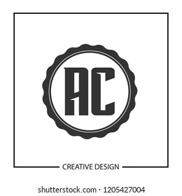 Initial AC Letter Logo Design