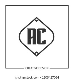Initial AC Letter Logo Design