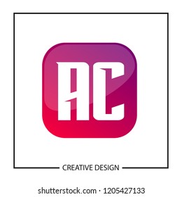 Initial AC Letter Logo Design