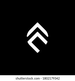 plantilla de vectores de iconos monograma de diseño de logotipo de carta AC inicial