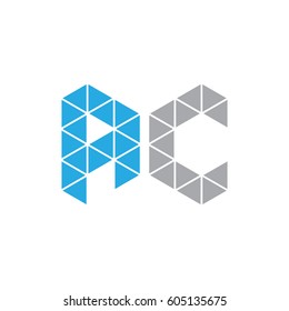 Initial AC logo design