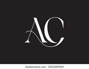 Initial AC Logo Design Vector
