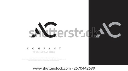 Initial AC Logo Design Vector 