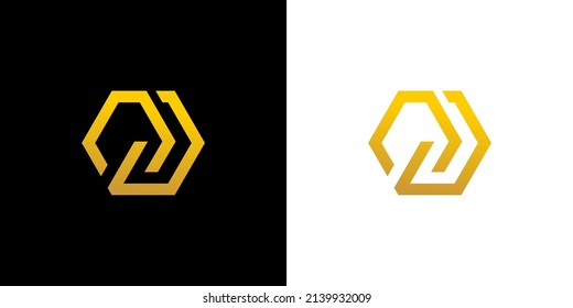 initial AD Letter Logo Design polygon Monogram Icon Vector Template.Minimal AU Initial Logo Design with structure aspect, Negative Space AD letter mark, AU and Structure Logo Design
