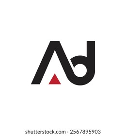 initial ad letter logo vector design, initial da letter logo, ad logo, ad icon, a d letter, da logo, d a icon, d a letter, 