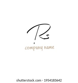 Initial AE beauty monogram and elegant logo design