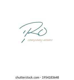 Monograma de belleza inicial de AE y diseño elegante de logotipo