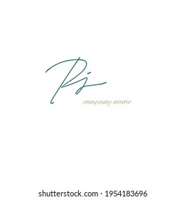 Monograma de belleza inicial de AE y diseño elegante de logotipo