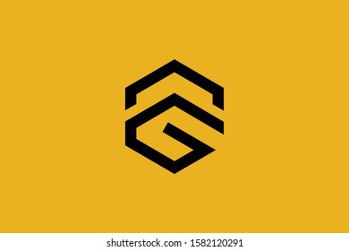 Initial AG GA modern monogram and elegant logo design, Professional Letters Vector Icon Logo on background.