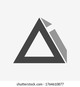 Initial ai elegant simple logo icon