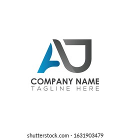 Initial AJ Letter Logo With Modern Typography Vector Template. Creative Abstract Letter AJ Logo Design
